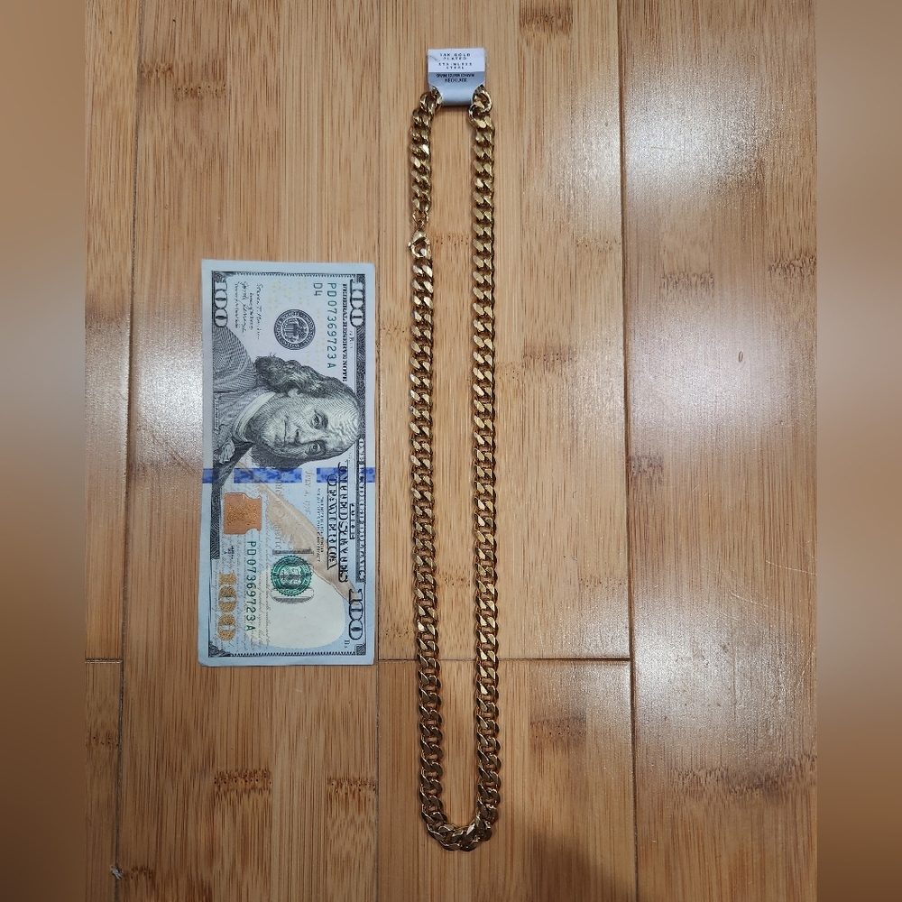 18k gold plated chain